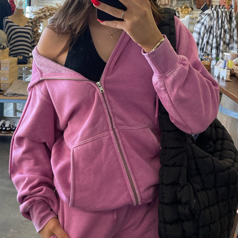 Los Angeles Oversized Sweater Pink