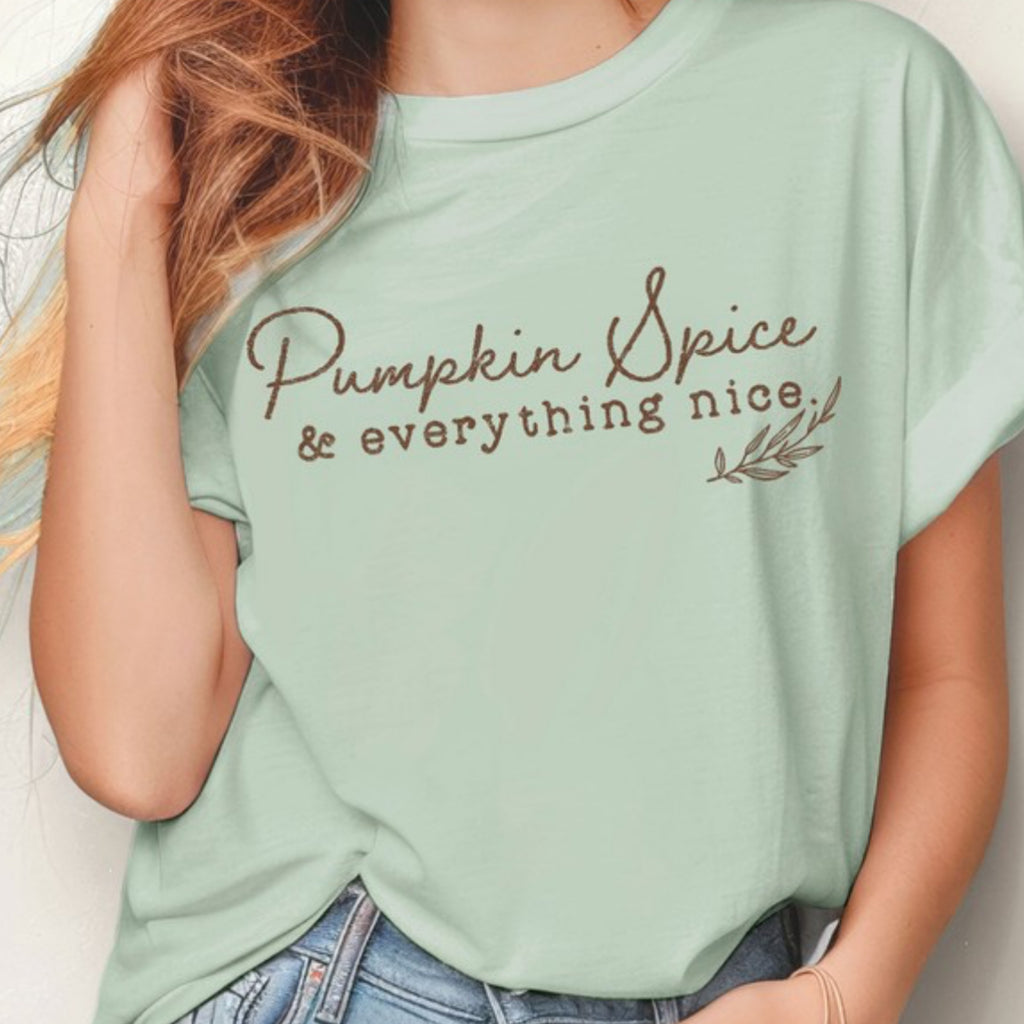 Pumpkin Spice & Everything Nice Graphic Tee