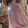 Lucky Me Oversized Top Blush