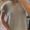 Oversized Crew Neck Sweater Top