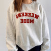 Weekend Mode Crew Neck Fleece Lined Sweatshirt