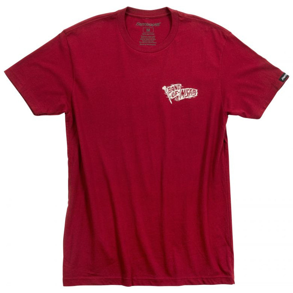 FASTHOUSE MARAUDER TEE CARDINAL