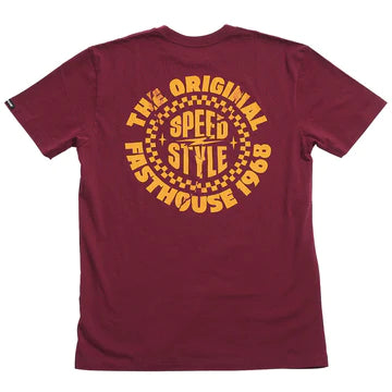 FASTHOUSE ORIGIN SS TEE MAROON