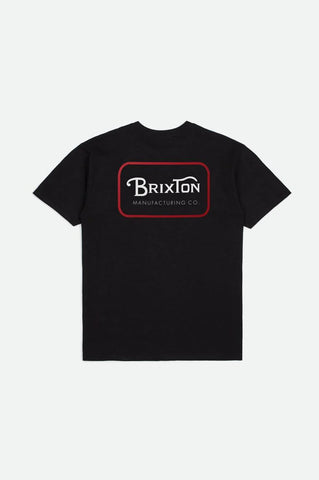 Brixton Oath V S/S STT Black/Bright Gold/Olive Surplus