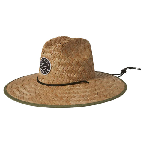 FAST HOUSE GAS AND BEER STRAW HAT BROWN