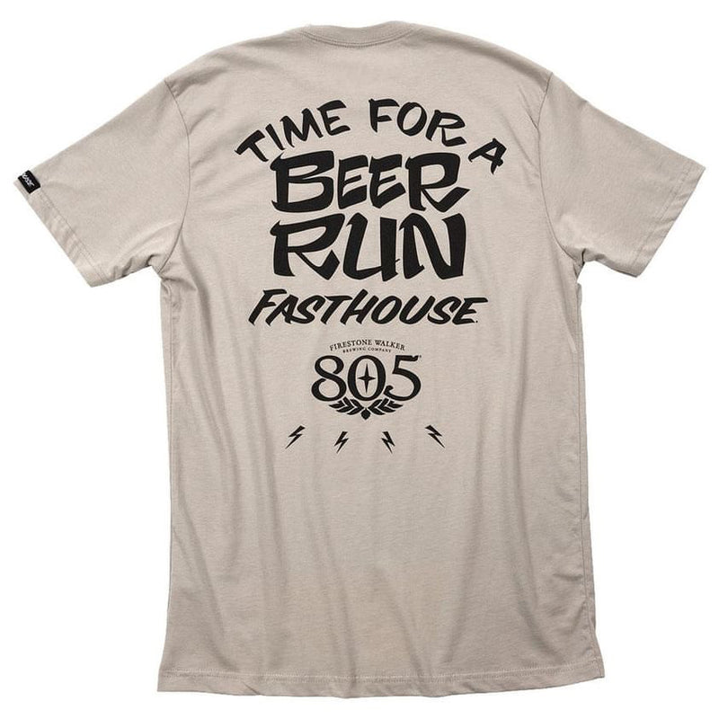 805 Beer Run SS Tee Light Grey