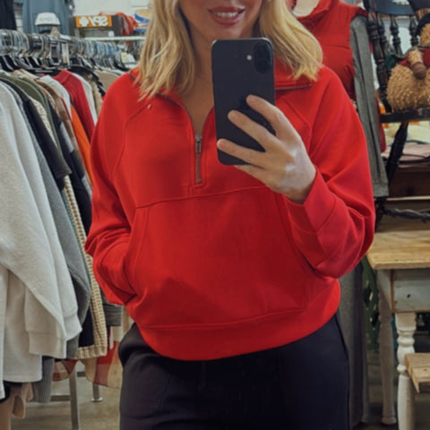 Santa’s Coming Striped Crew Neck Sweater