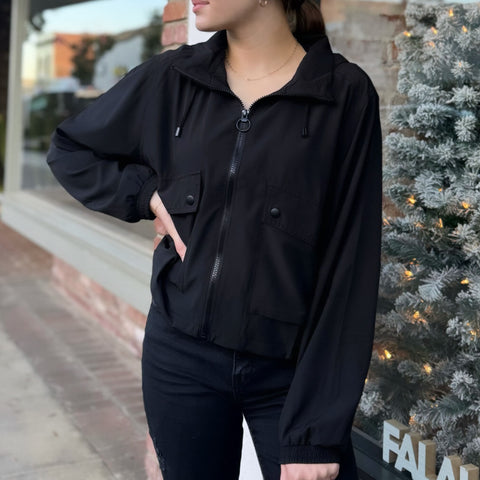Aware Of You Hooded Denim Jacket