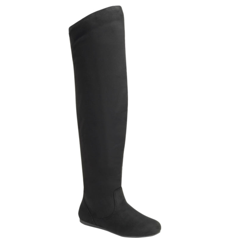 Selena Over The Knee Thigh High Boots Black