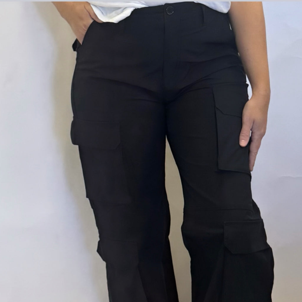 With You Cargo Pants Black