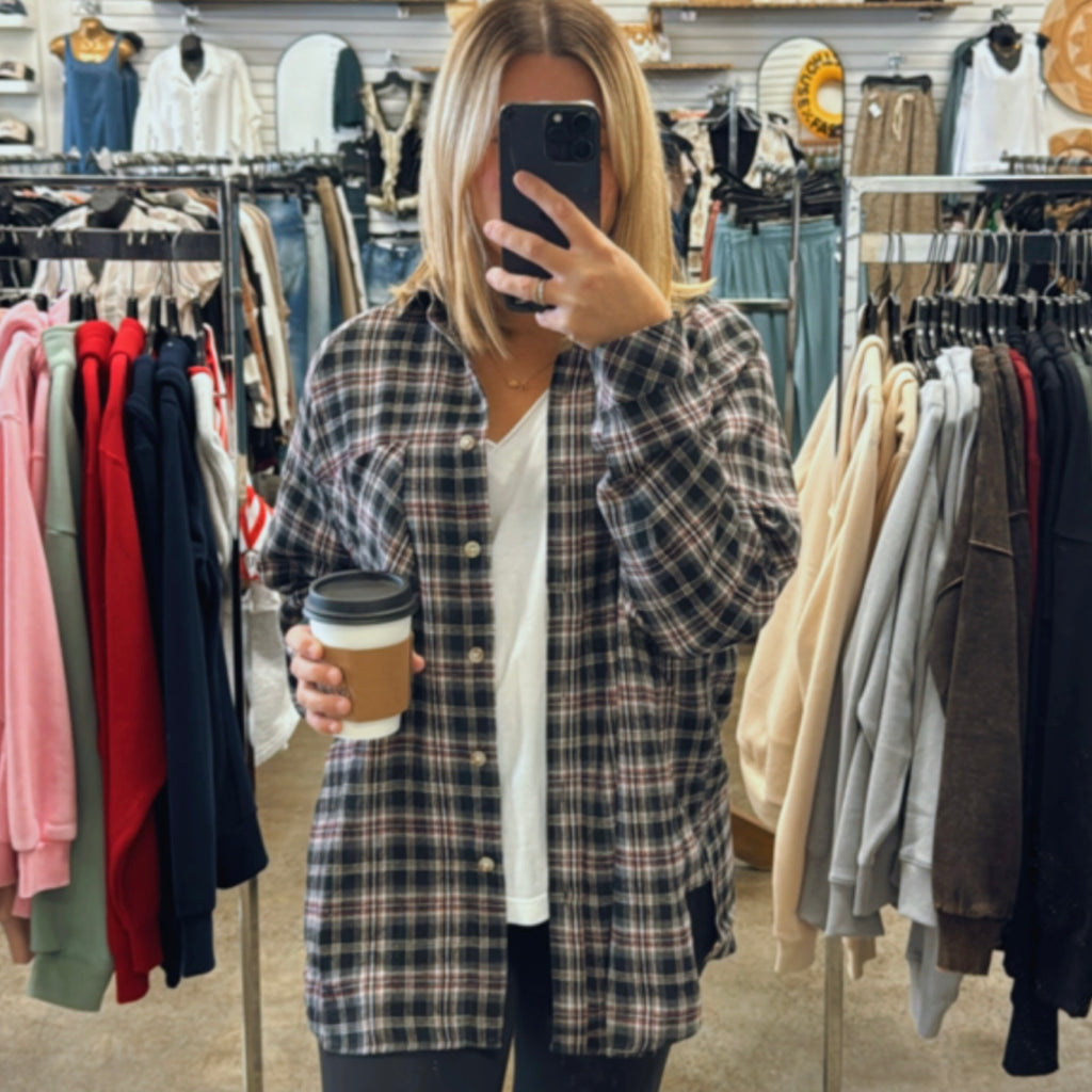 Abri Plaid Flannel Shirt