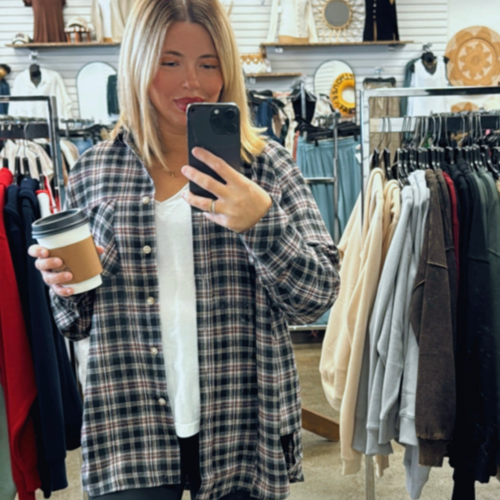 Abri Plaid Flannel Shirt