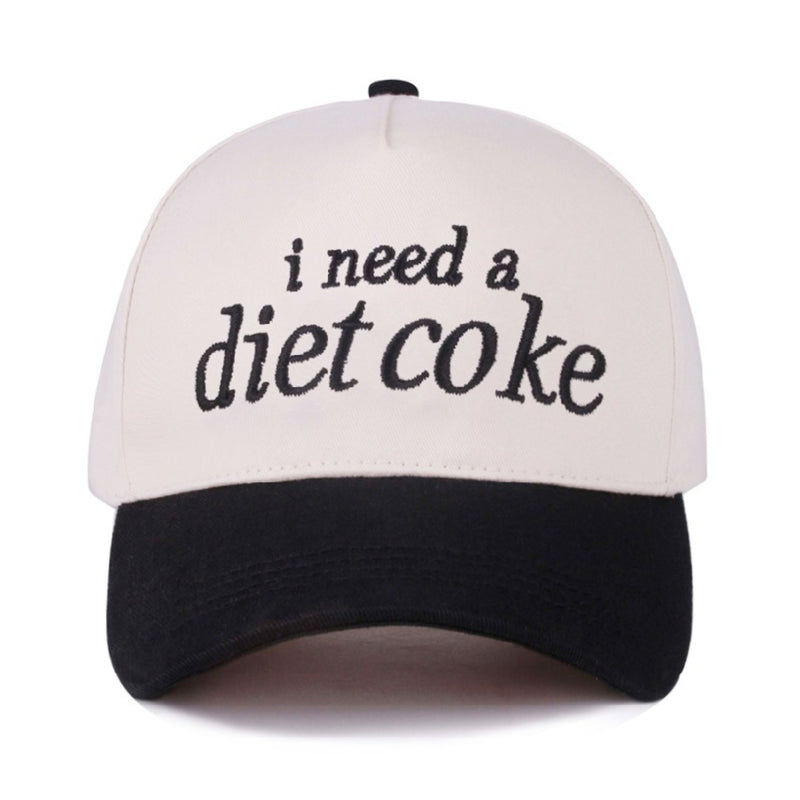 I Need A Diet Coke Canvas Cap Black