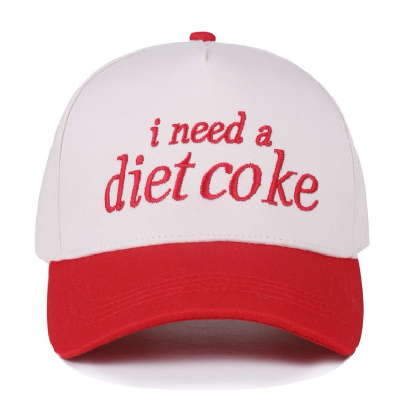 I Need A Diet Coke Canvas Cap Red