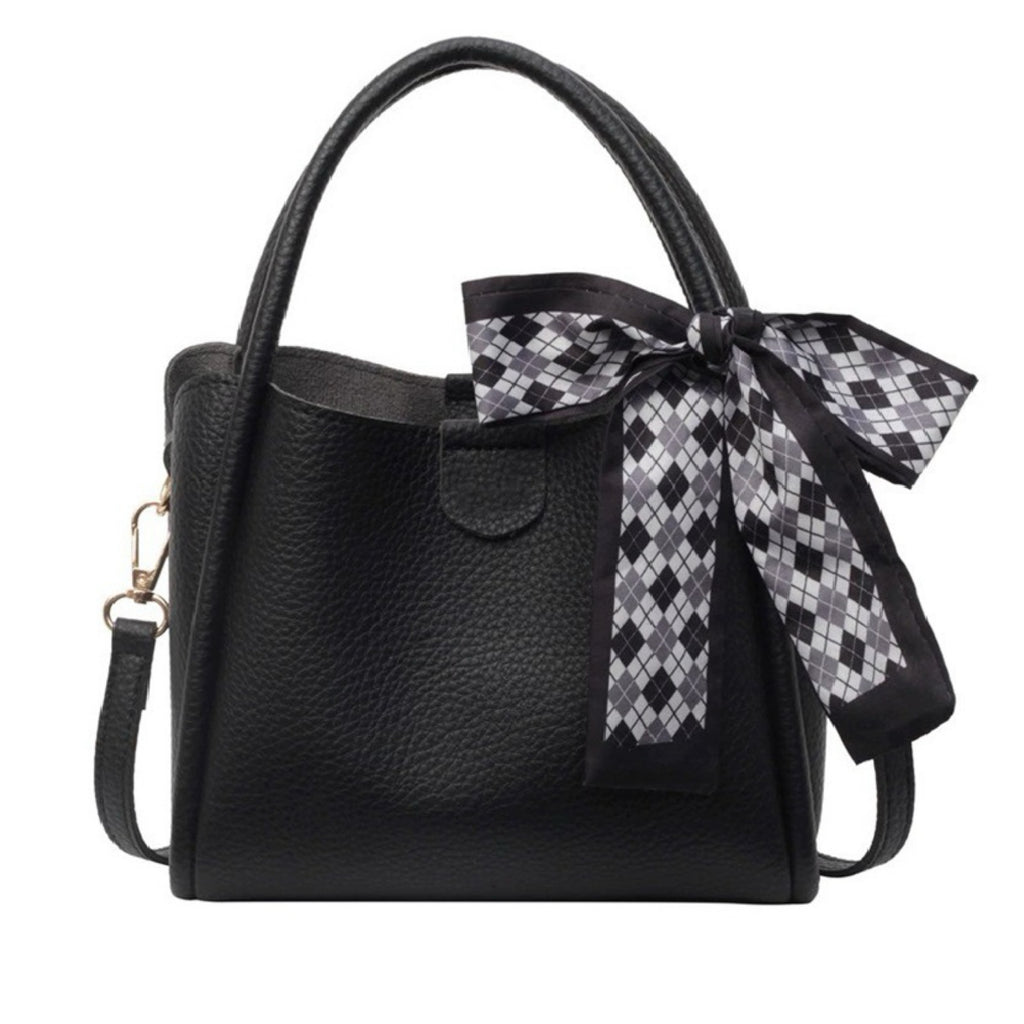 Hollace Crossbody Tote Bag Black