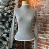 Stuck In Your Ways Ribbed Mock Neck Sweater
