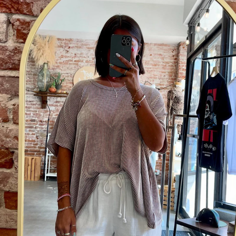 Lovely Day’s Oversized Ribbed Top