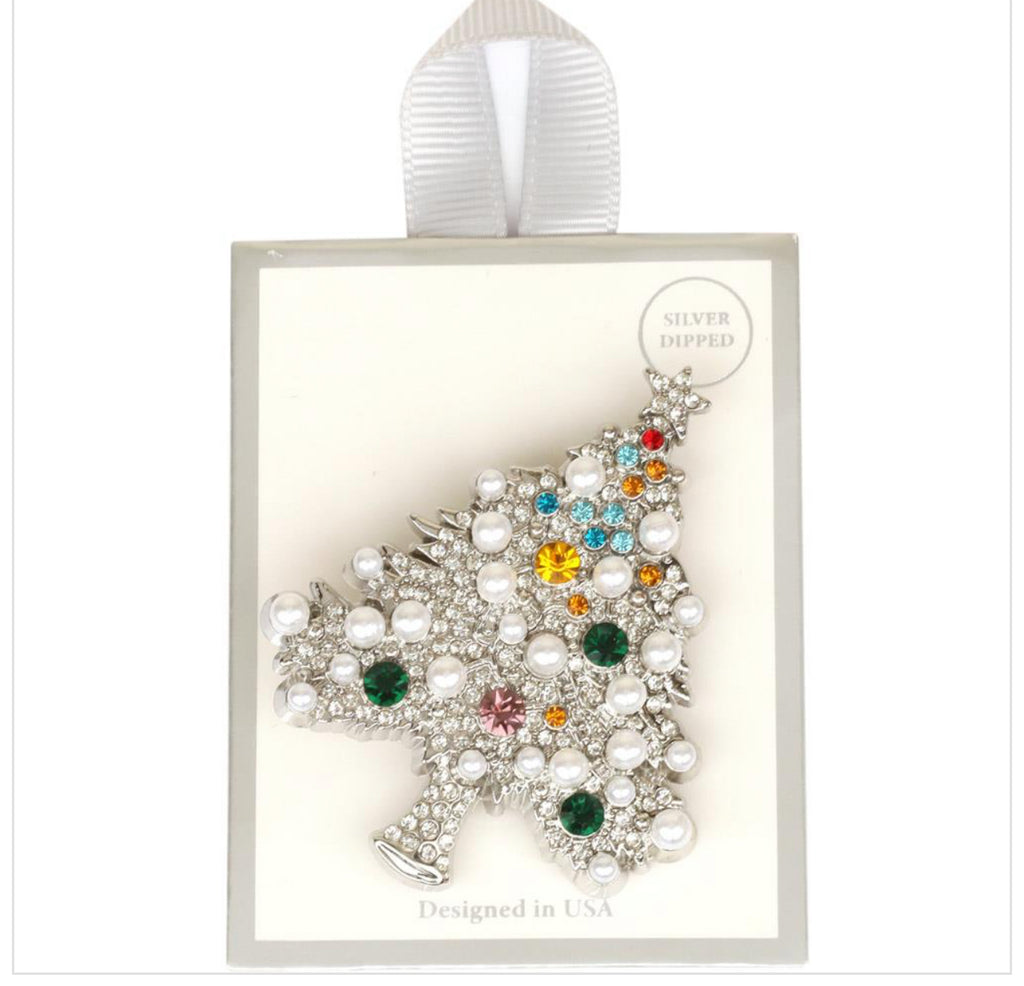 Christmas Tree Brooch Pin