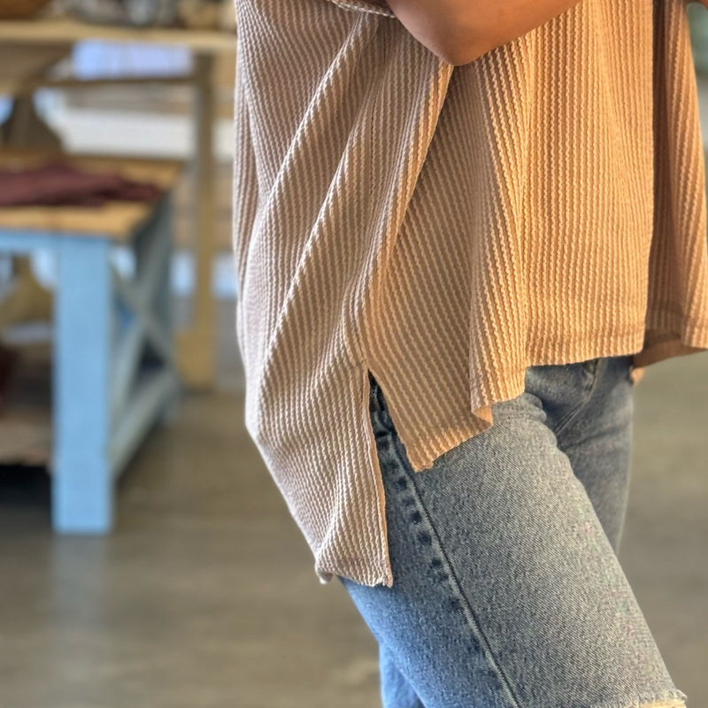 Chasing Dreams Ribbed Top