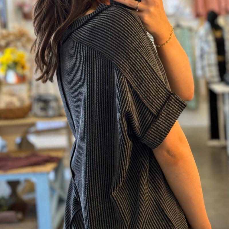 Chasing Dreams Ribbed Top