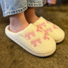Bow Pattern Cozy Home Slipper