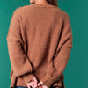 Gingerbread  Oversized Sweater Top