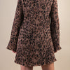 Party Girl Leopard Printed Pleated Mini Dress