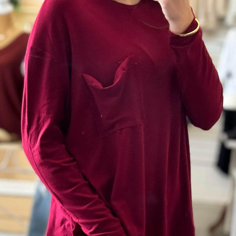 Why Can't You Ribbed Long Sleeve Top