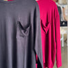 Why Can't You Ribbed Long Sleeve Top