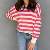 Always And Forever Open Stitch Sweater Beige