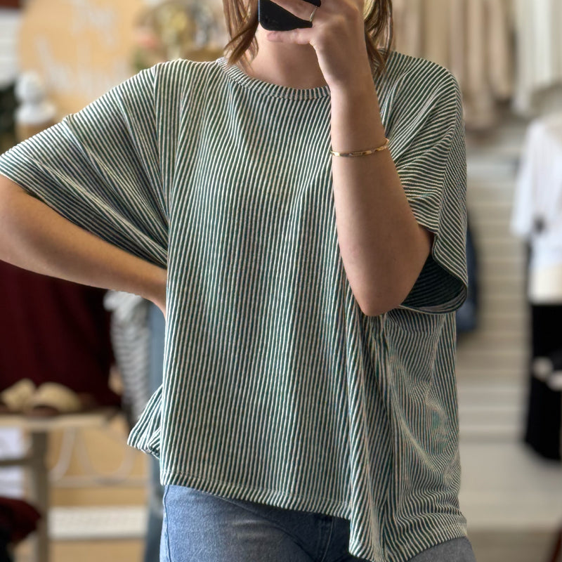 Lovely Day’s Oversized Ribbed Top