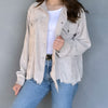 Aware Of You Hooded Denim Jacket