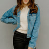 Aware Of You Hooded Denim Jacket