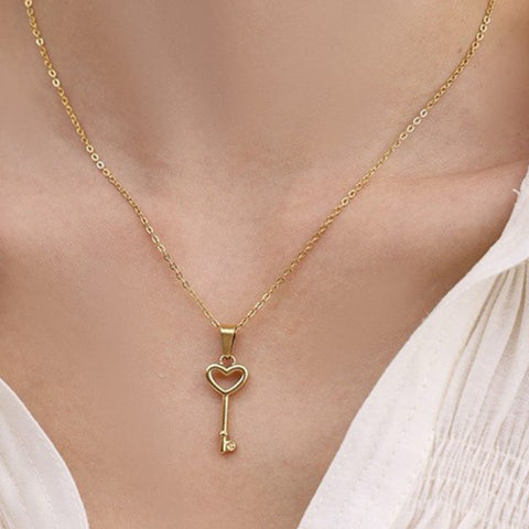 Chain Link Statement Necklace Set