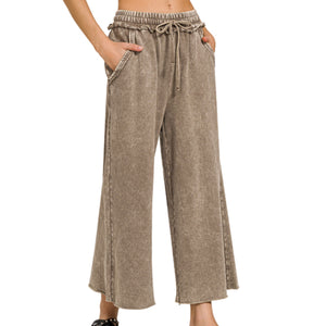 Cozy Time French Terry Palazzo Pants