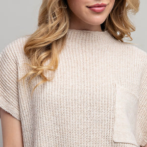 Sweet Bree Knit Sweater Beige