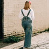 Jewel Button Down Denim Overalls