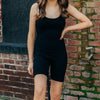 Maggie Linen JumpSuit With Pockets Black