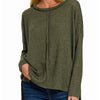 Off To A Good Start Dolmen Sleeve Top