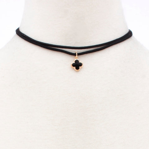 Cross Link Double Layered Necklace