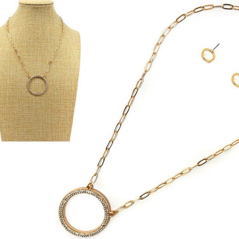 Double Dainty Gold Necklace