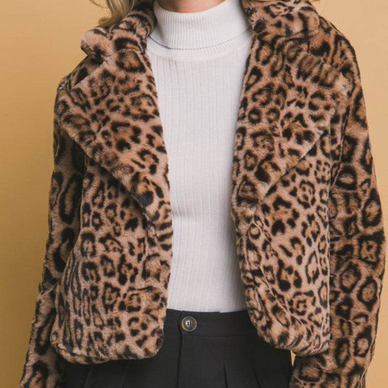 Feeling Fierce Leopard Coat