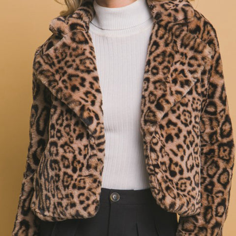 Leopard Print Blanket Scarf