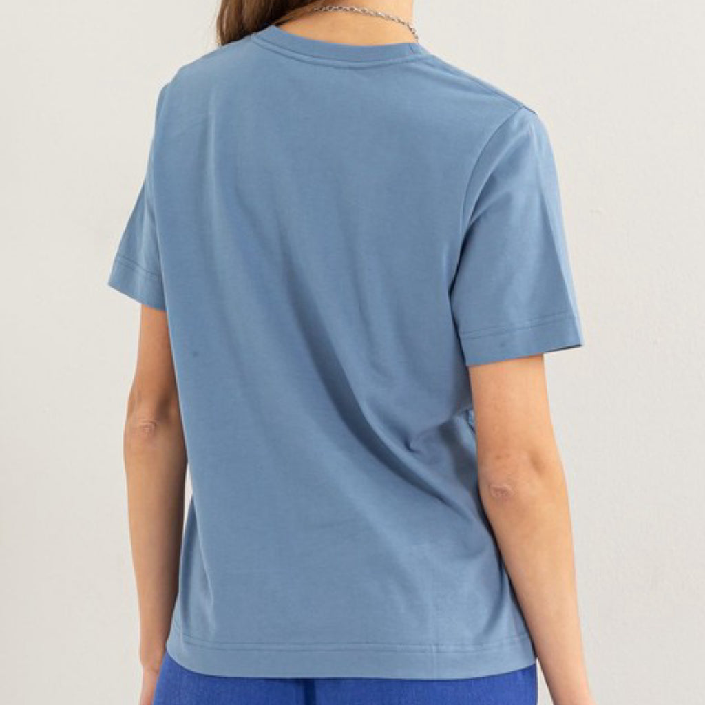 All The Better Short Sleeve Tee Blue