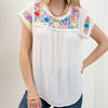 Lenny Linen Button Down Top Pink