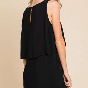 Easy Loving You Sleeveless Dress Black