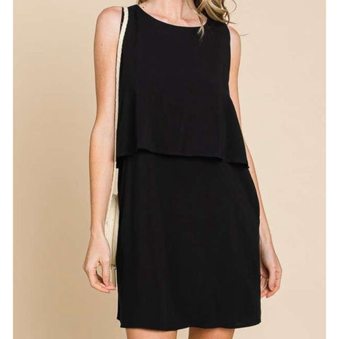 Late Night Date Lace Dress Black