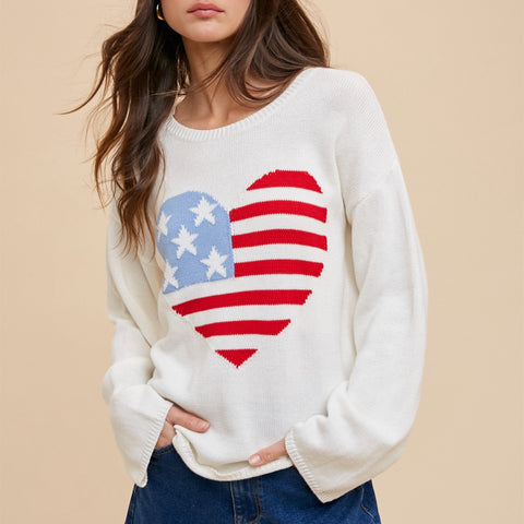 When I Go Acid Washed Sweater Rust