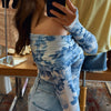 Floral Mesh Off The Shoulder Bodysuit
