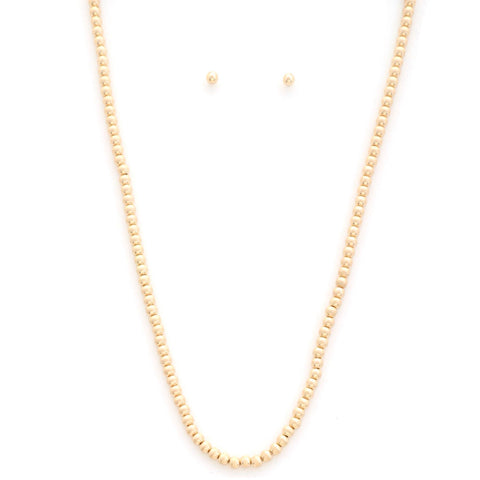 Chain Link Statement Necklace Set